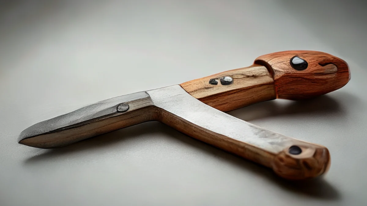 Yuzen Knife: traditional Japanese knife with intricate patterns and sharp edge.